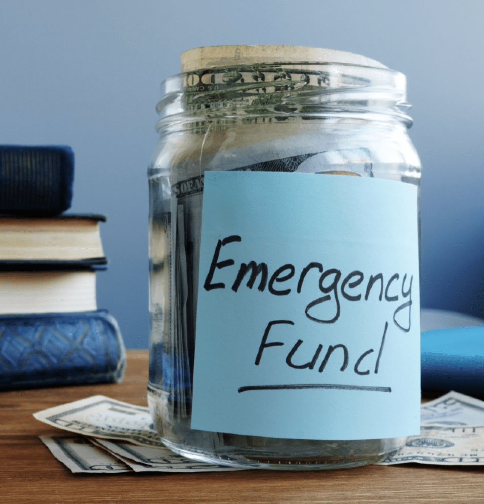 Emergency fund jar