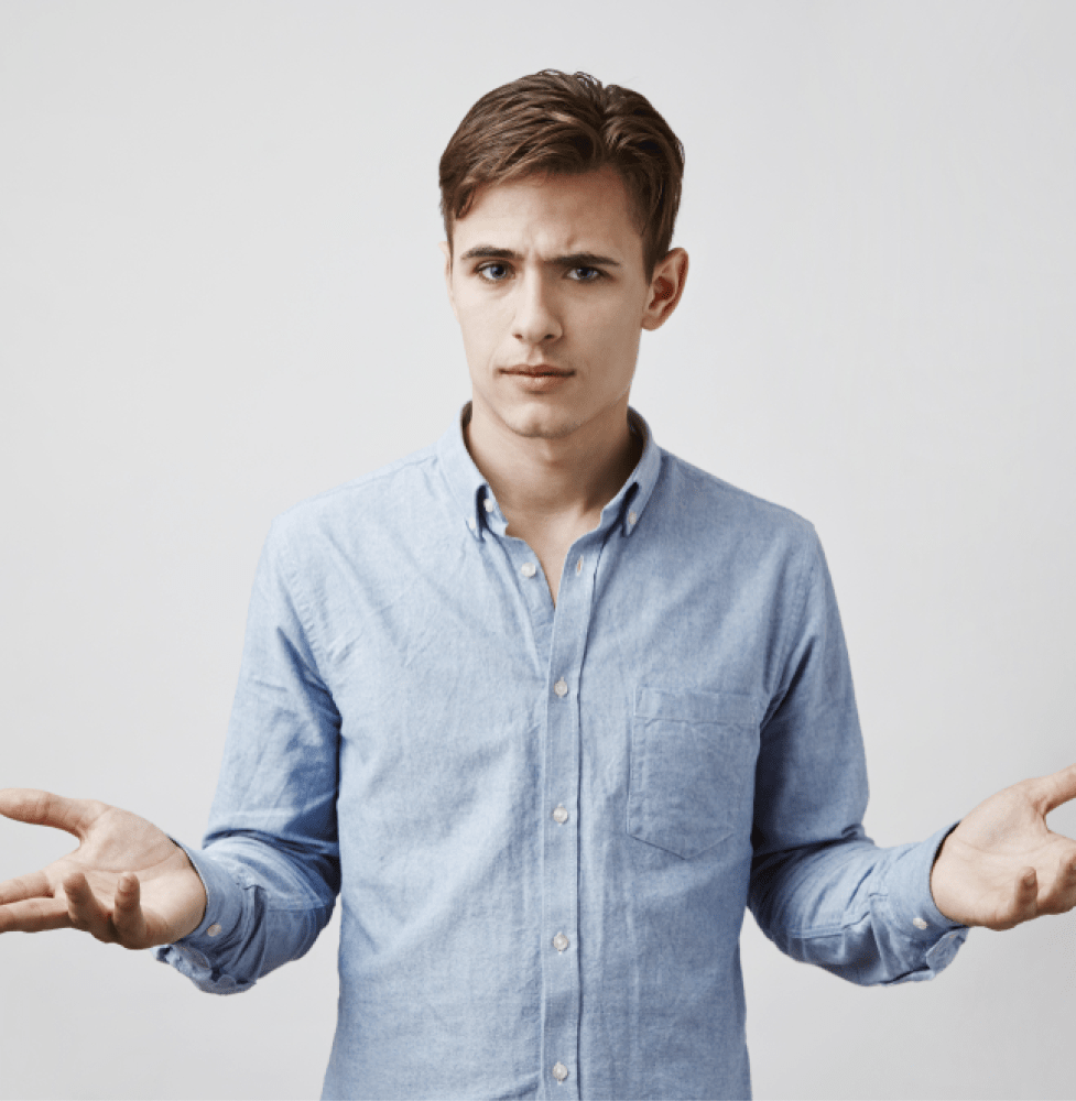 A man considering an auto refinance