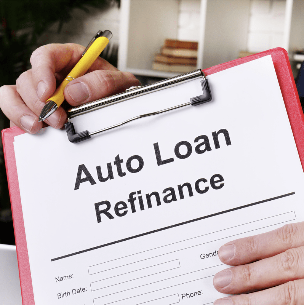 Auto loan refinance application form